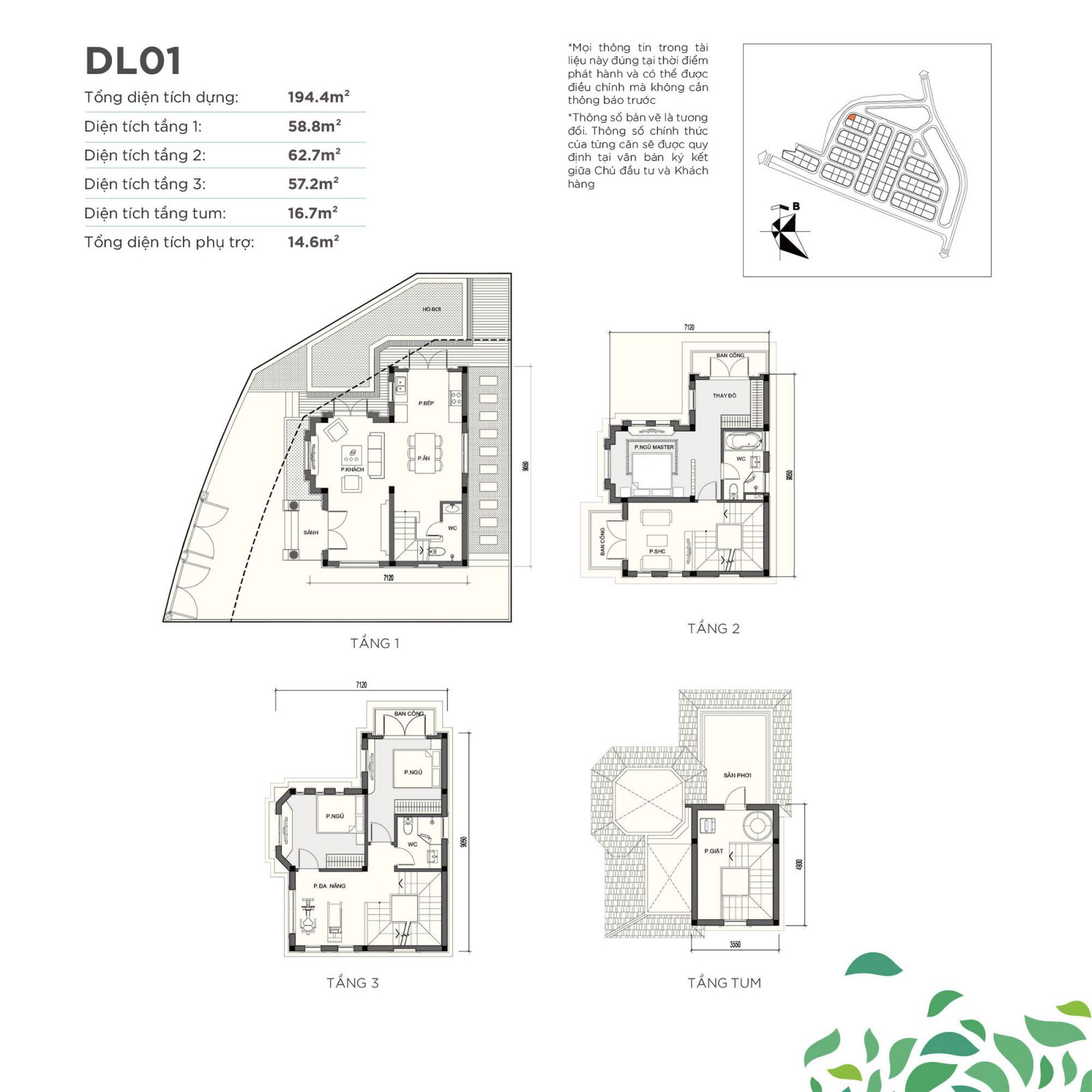 mat-bang-thiet-ke-biet-thu-don-lap-dl01-vinhomes-green-villas