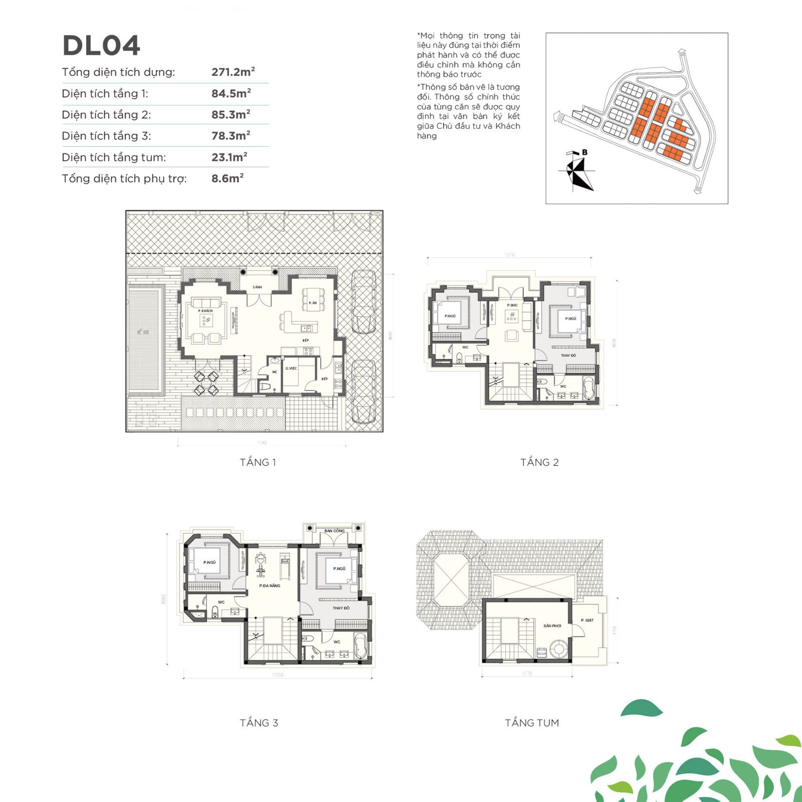 mat-bang-thiet-ke-biet-thu-don-lap-dl04-vinhomes-green-villas