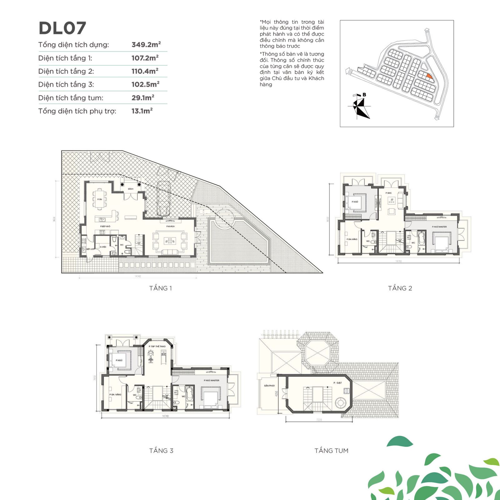 mat-bang-thiet-ke-biet-thu-don-lap-dl07-vinhomes-green-villas
