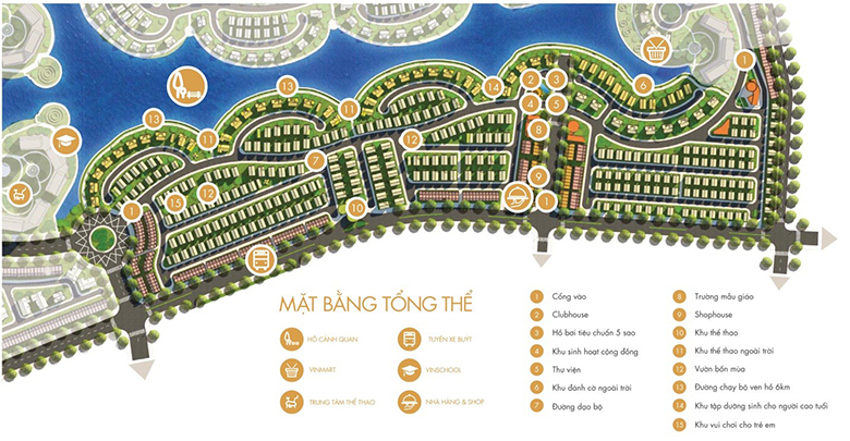 mặt bằng điển hình dự án Vinhomes Thăng Long